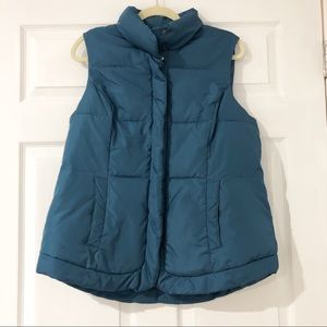CHARTER CLUB Blue puffer vest